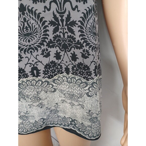 Violet + Claire Anthropologie Contrasting Print Sz L Sleeveless Blouse - Picture 3 of 9